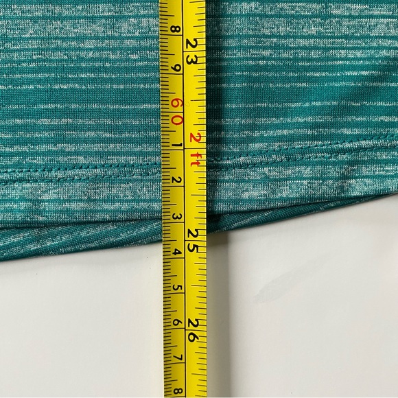 Eastern Mountain Sports Techwick Shirt Size Large Aqua Green Short Sleeve Sporty - Picture 7 of 14